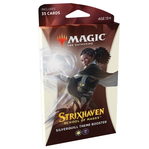 Magic The gathering  Strixhaven School of Mages - Theme Booster Pakke - Silverquills 